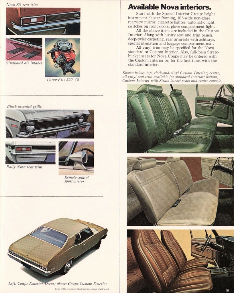 1972 Chevrolet Nova Canadian Brochure Page 2